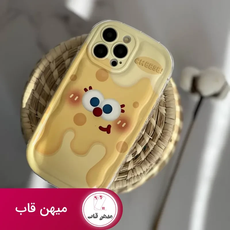 قاب موبایل آیفون باب اسفنجی پنیری
