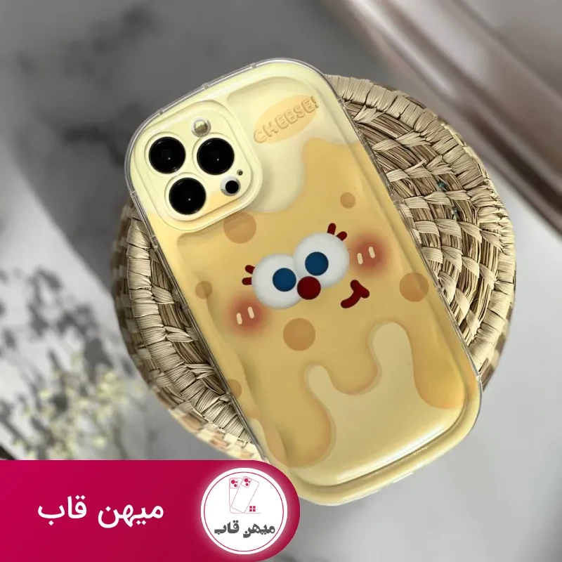 قاب موبایل آیفون باب اسفنجی پنیری
