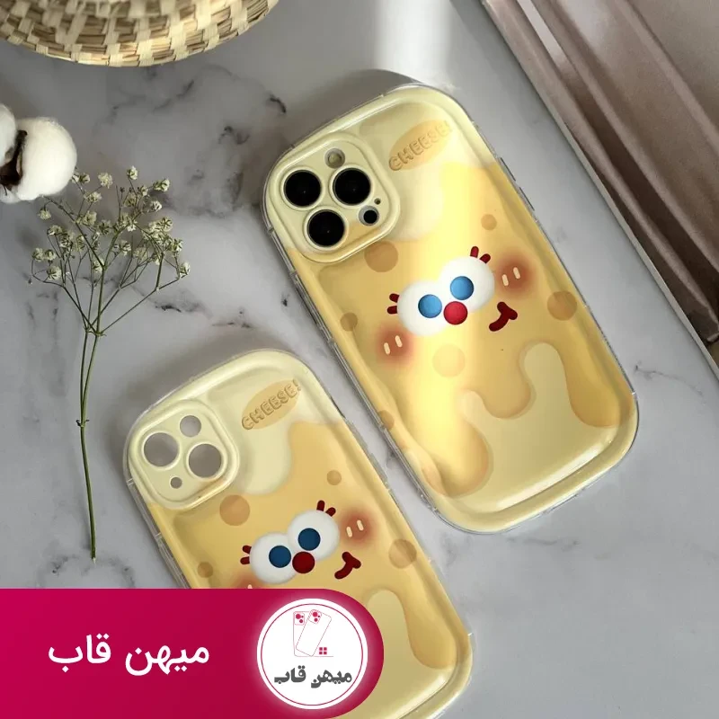 قاب موبایل آیفون باب اسفنجی پنیری