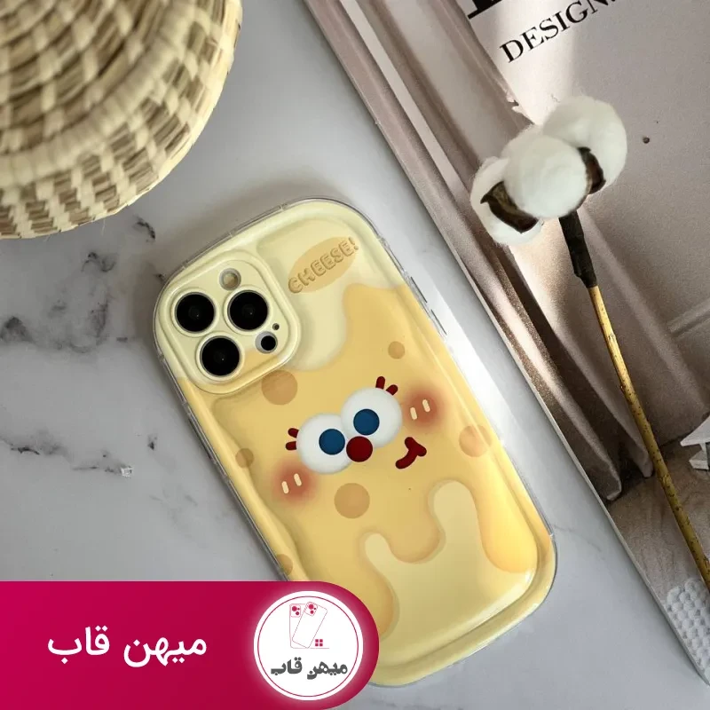 قاب موبایل آیفون باب اسفنجی پنیری