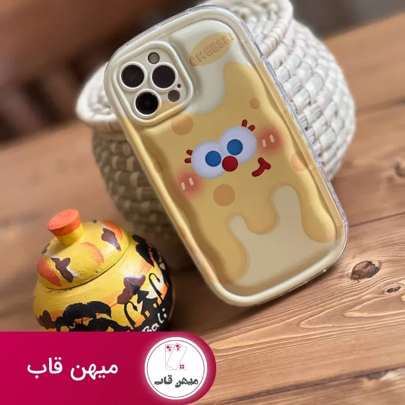 قاب موبایل آیفون باب اسفنجی پنیری