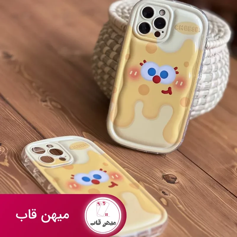 قاب موبایل آیفون باب اسفنجی پنیری