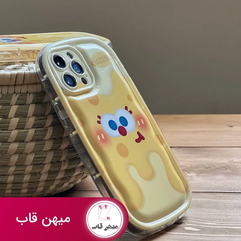 قاب موبایل آیفون باب اسفنجی پنیری