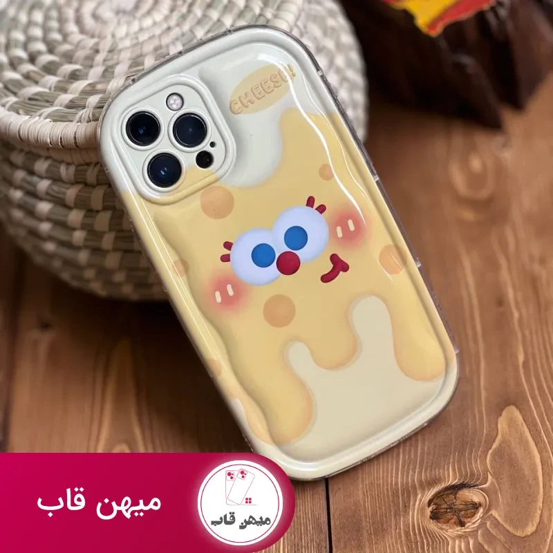قاب موبایل آیفون باب اسفنجی پنیری