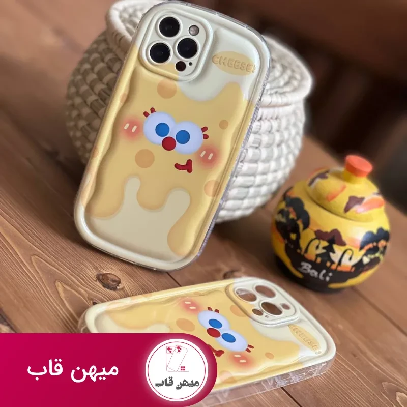 قاب موبایل آیفون باب اسفنجی پنیری
