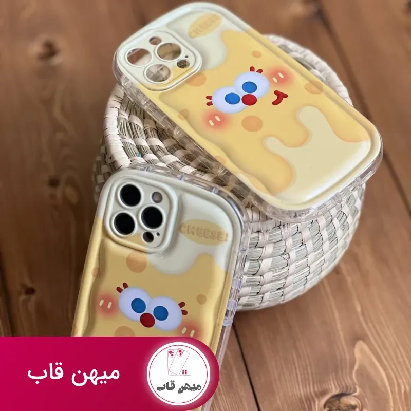 قاب موبایل آیفون باب اسفنجی پنیری