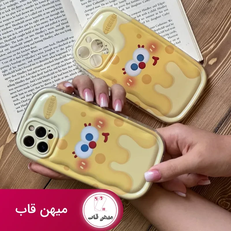 قاب موبایل آیفون باب اسفنجی پنیری