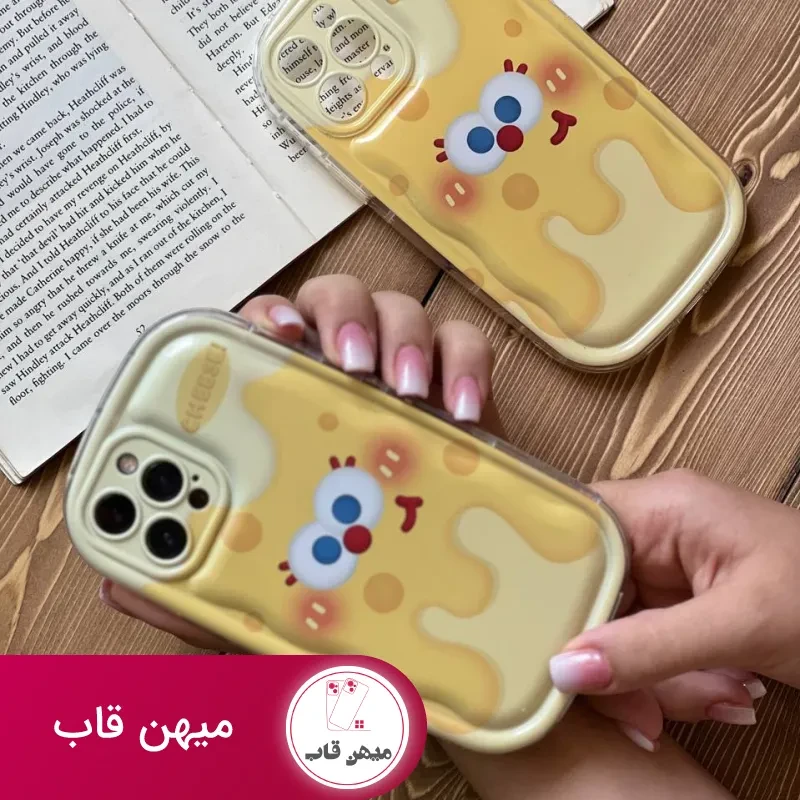 قاب موبایل آیفون باب اسفنجی پنیری
