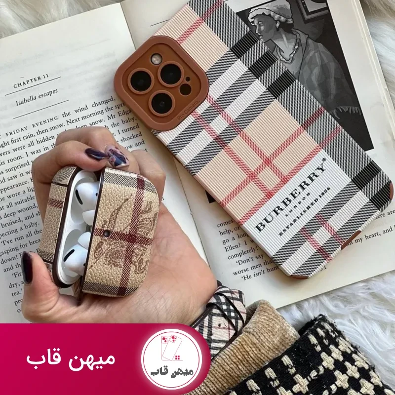 قاب موبایل سامسونگ باربری لندن محافظ لنزدار