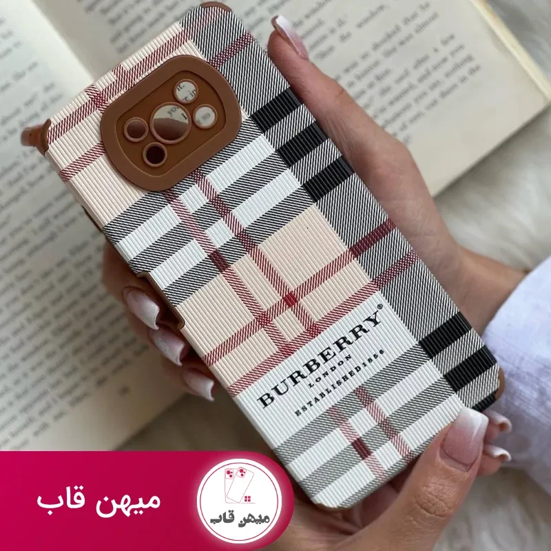 قاب موبایل آیفون باربری لندن محافظ لنزدار