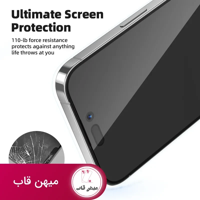 گلی گوشی سامسونگ Blueo Full Cover Anti Glare Matte Glass Anti Static Samsung