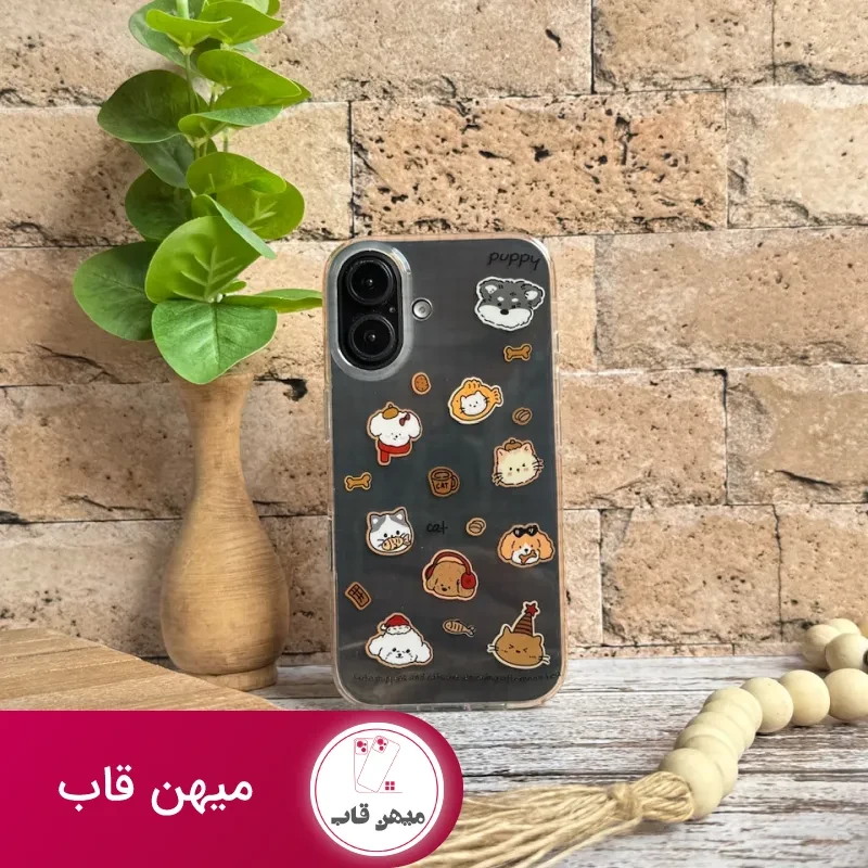 قاب دخترانه فانتزی سگ و گربه های بامزه