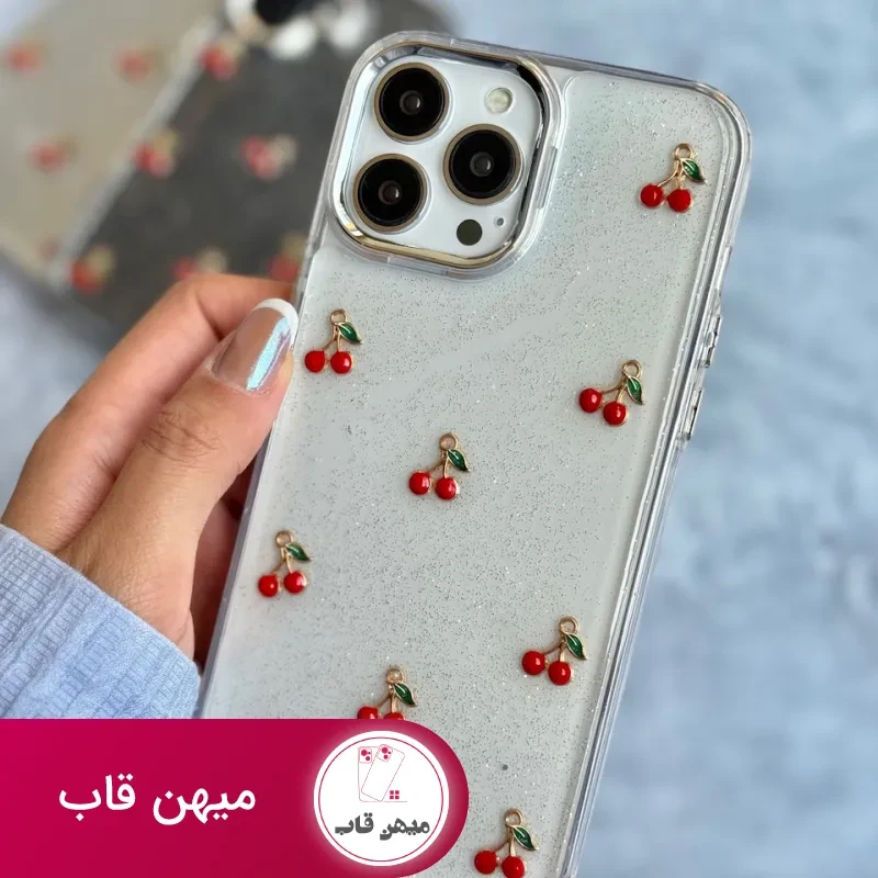 قاب دخترانه اکلیلی آلبالو شاین