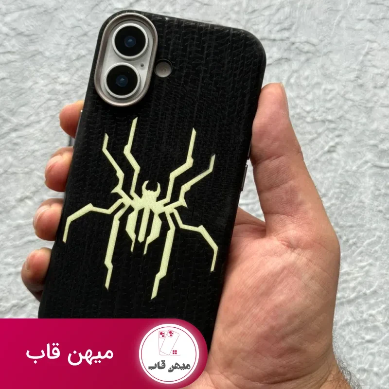 قاب پسرانه آیفون اسپایدر من جیر شب رنگ