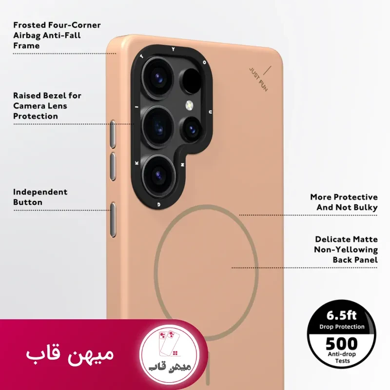قاب گوشی آیفون یانگ کیت Soft Touch Camera Control Button Samsung