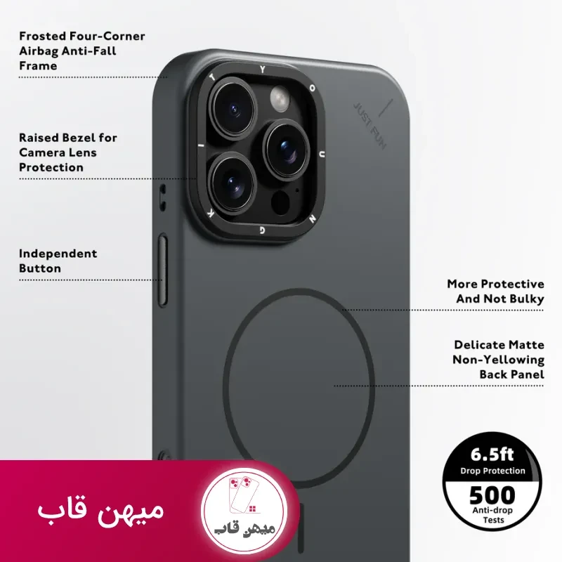 قاب گوشی یانگ کیت Soft Touch Camera Control Button Iphone