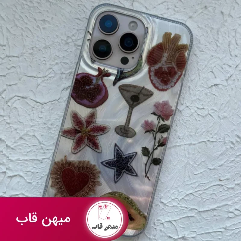 قاب گوشی آیفون صدفی میوه