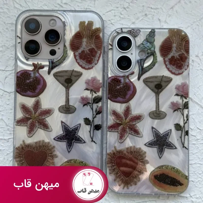 قاب گوشی آیفون صدفی میوه