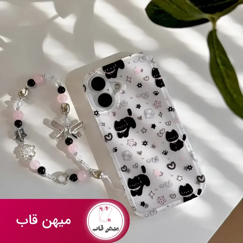 قاب گوشی Baby Cat با آویز آیفونی
