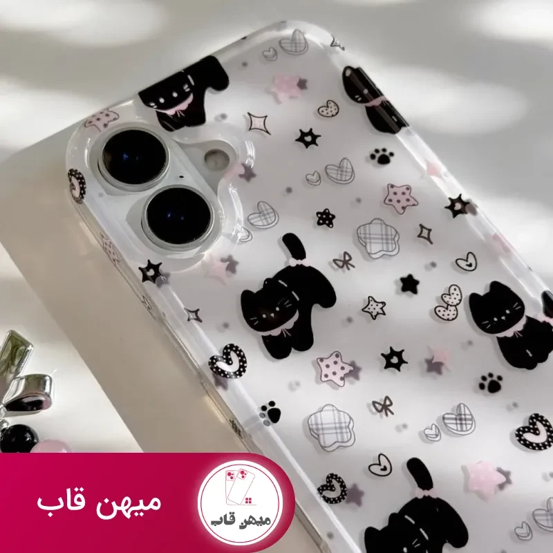 قاب گوشی Baby Cat با آویز آیفونی