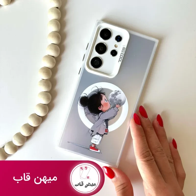 قاب گوشی دخترانه Moon Child دختر ماه