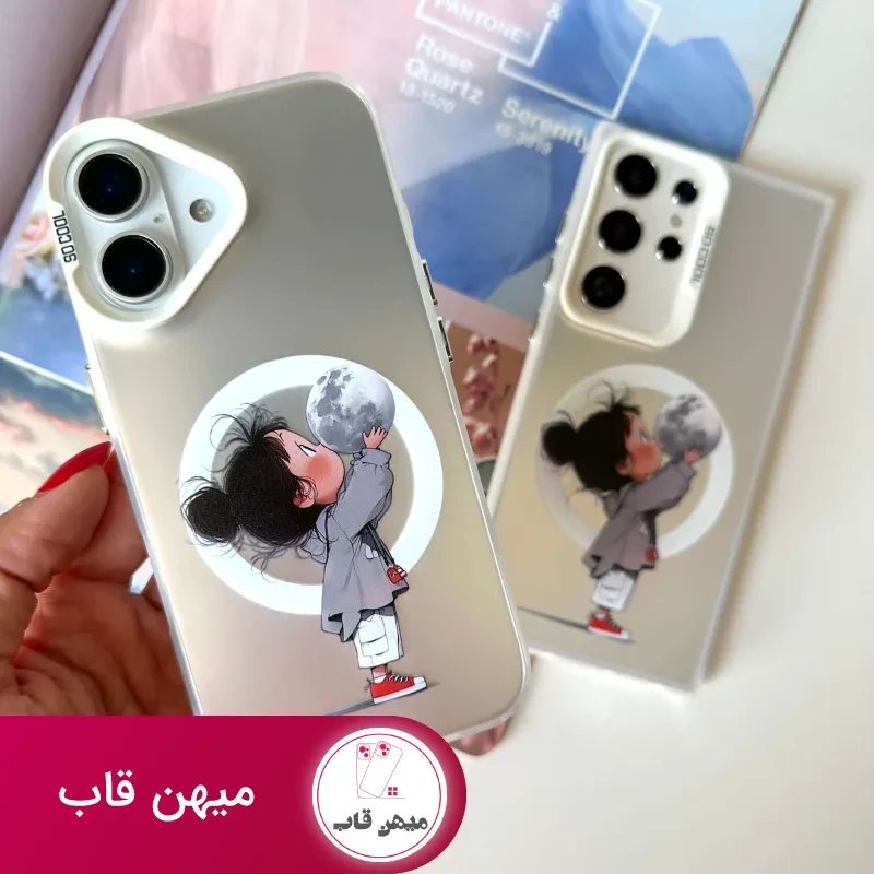 قاب گوشی دخترانه Moon Child دختر ماه