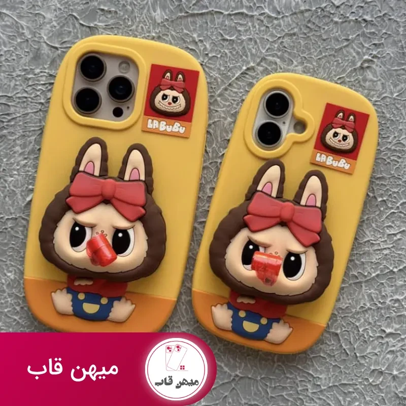 قاب آیفون LABUBU لبوبو سوت سوتکی