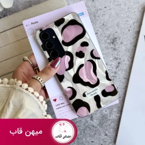 قاب سامسونگ و شیامی پلنگی Romantic Pink