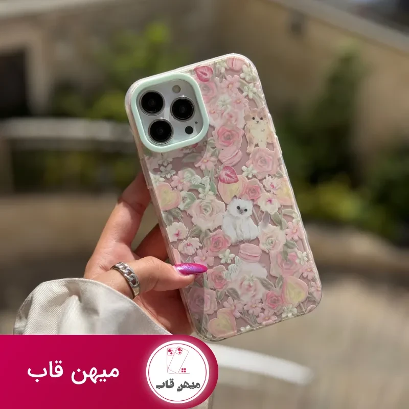 قاب پیشی در باغ گل (بدون آویز )