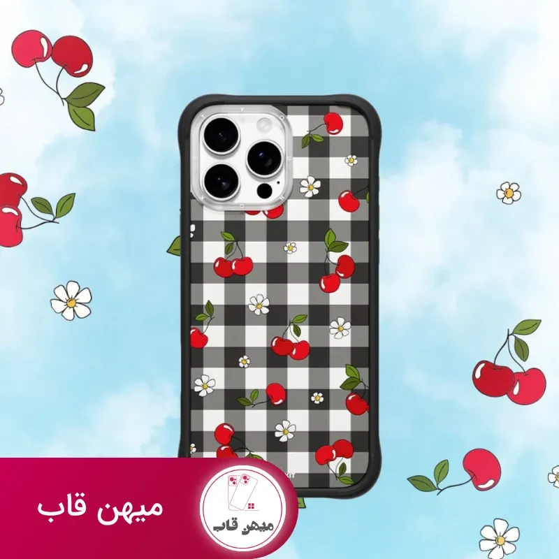 قاب یانگ کیت spicymangostudios Cherry Gingham