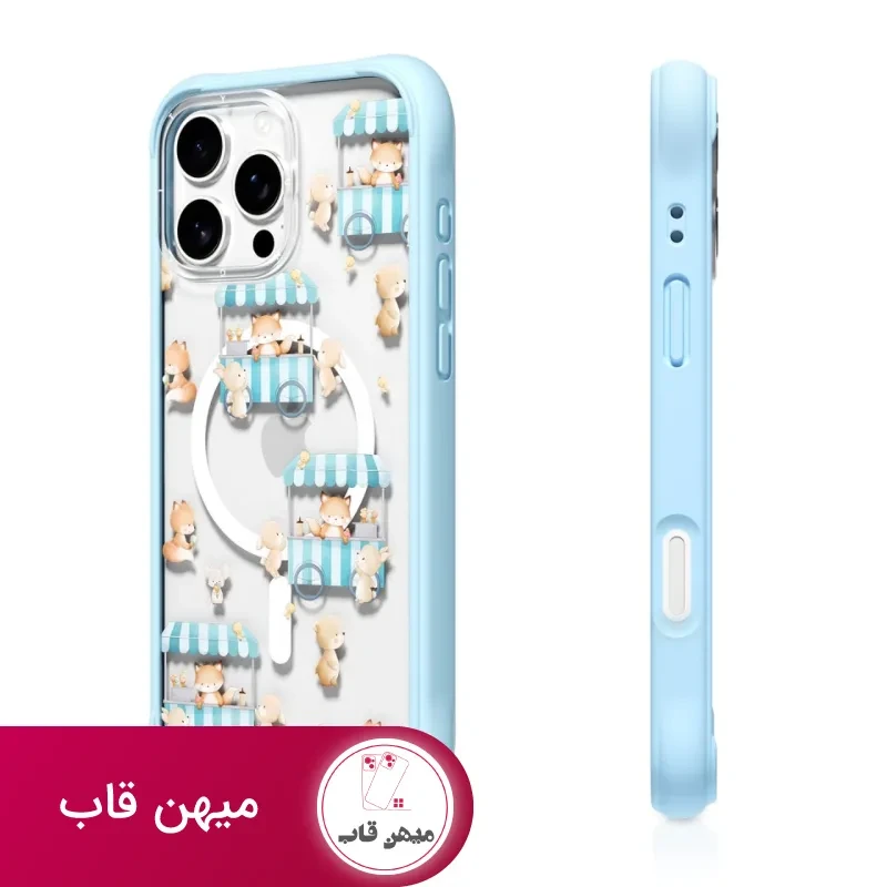 قاب یانگ کیت Youngkit kidspatterns Ice Cream-Sharing Fox