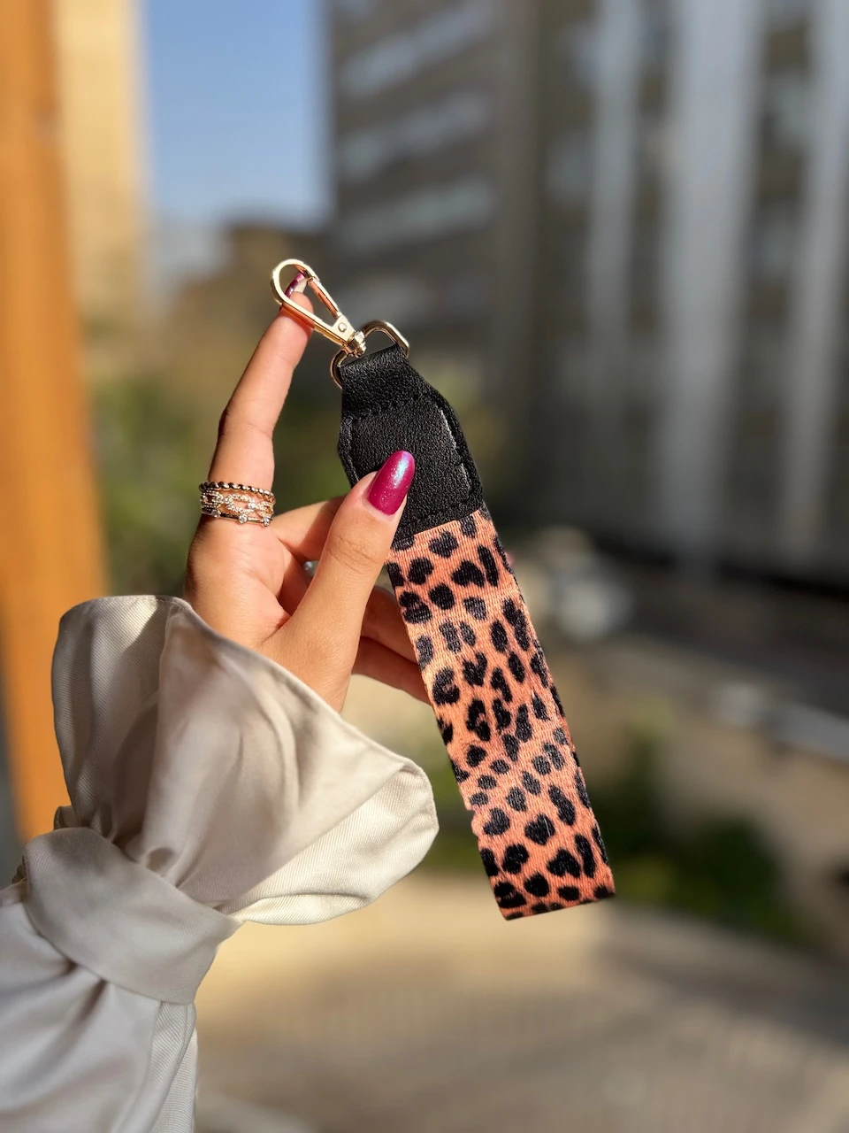 بند مچی موبایل طرح پلنگی