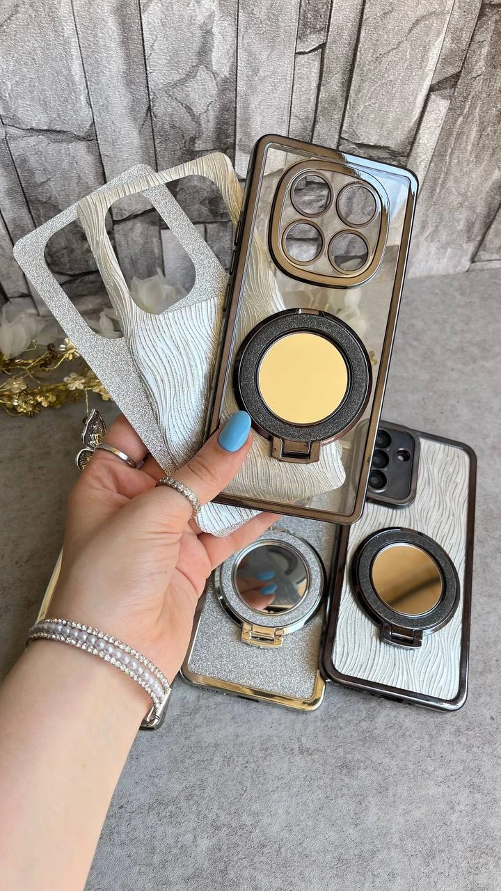 قاب سامسونگ مگ سیف شاین آیینه ای همراه با دو برگه