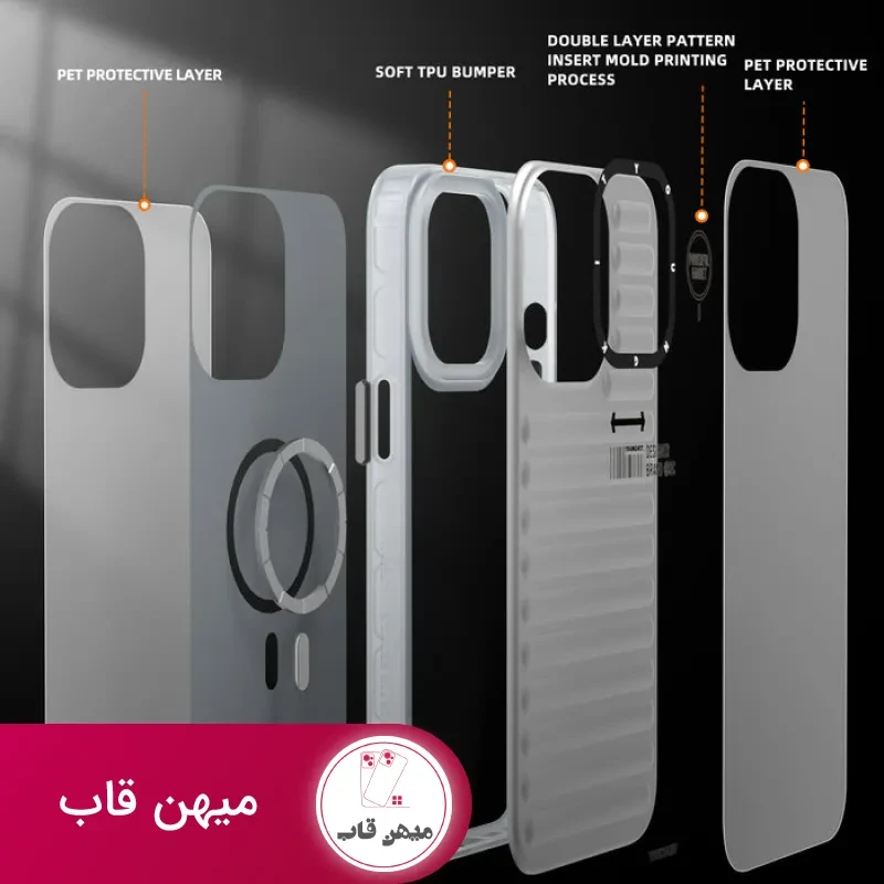 قاب گوشی آیفون یانگ کیت True Color مگ سیف دار