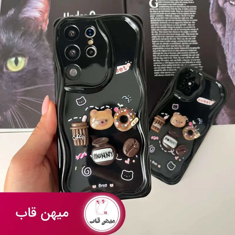 قاب گوشی honey bear عروسکی