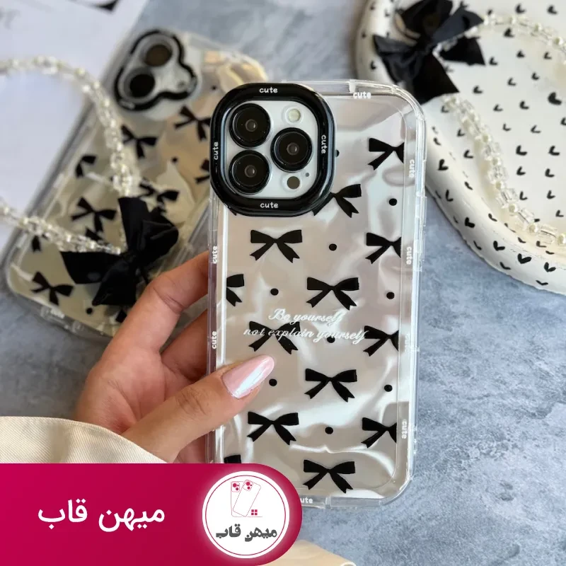 قاب گوشی Cute Bow Tie با آویز