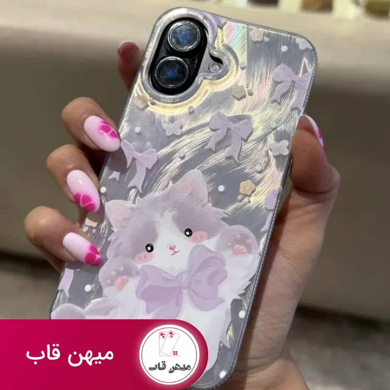 قاب گوشی پیشی پاپیون