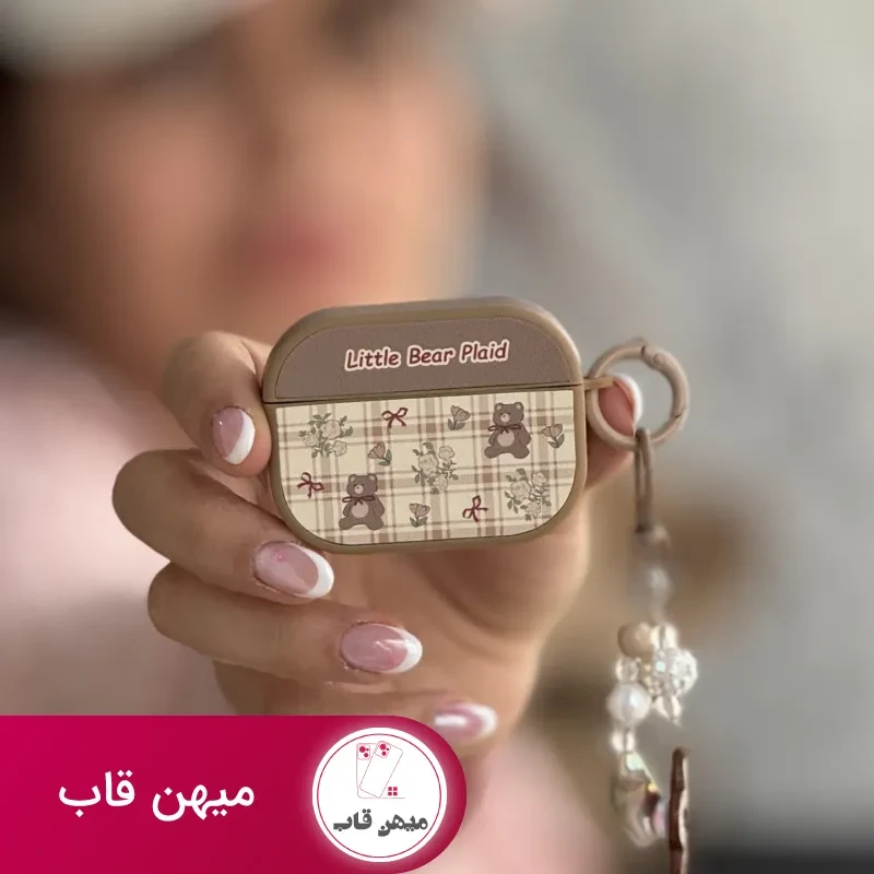 کاور ایرپاد خرس پاپیون استریپ + آویزست