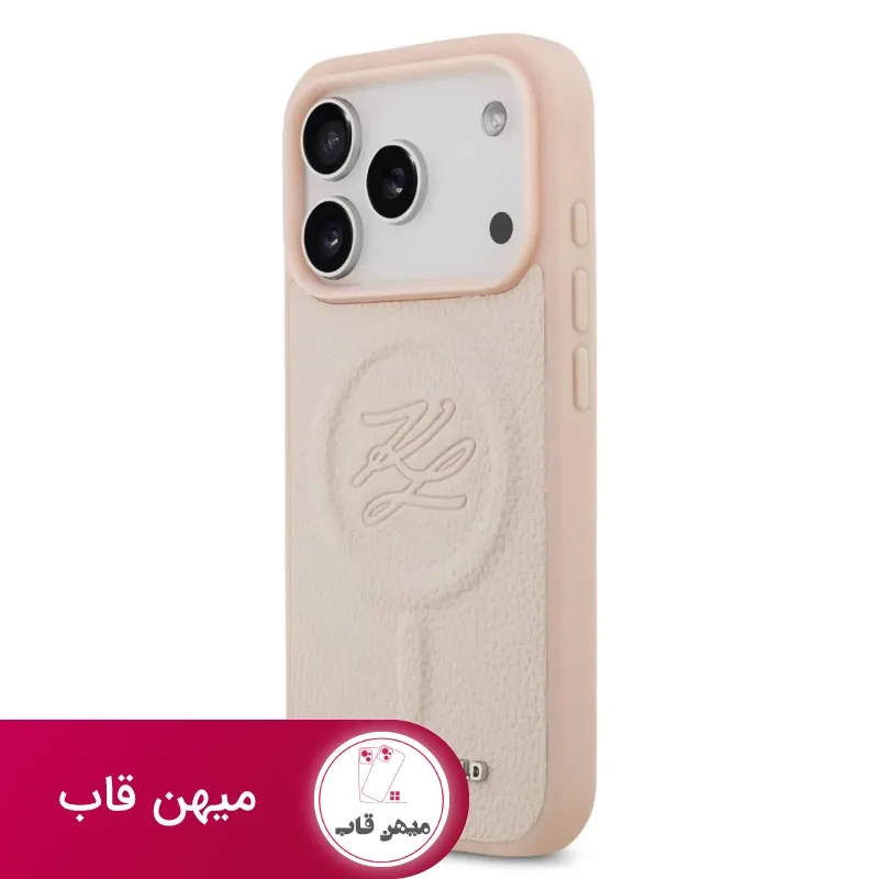 قاب کارل لاگرفلد Karl Lagerfeld چرمی با مگ سیف