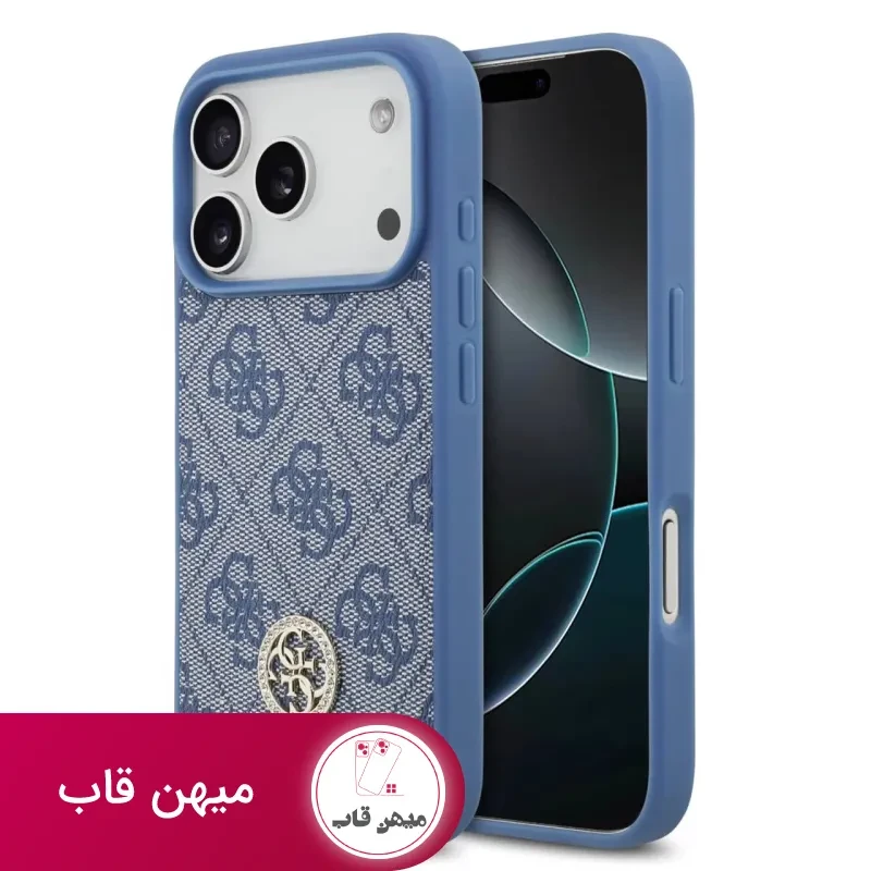 قاب Guess Magsafe گس لوگو حلقه ای