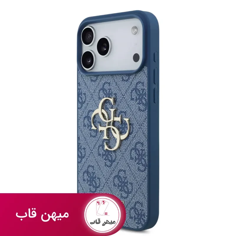 قاب Guess گس طرح دار دو لوگو بزرگ