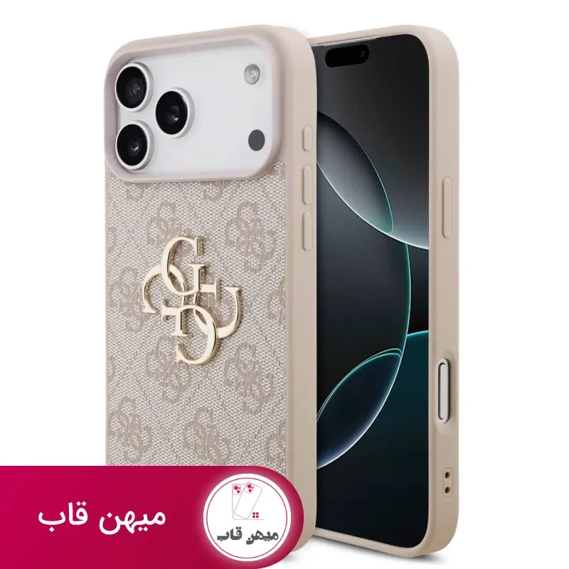 قاب Guess گس طرح دار دو لوگو بزرگ
