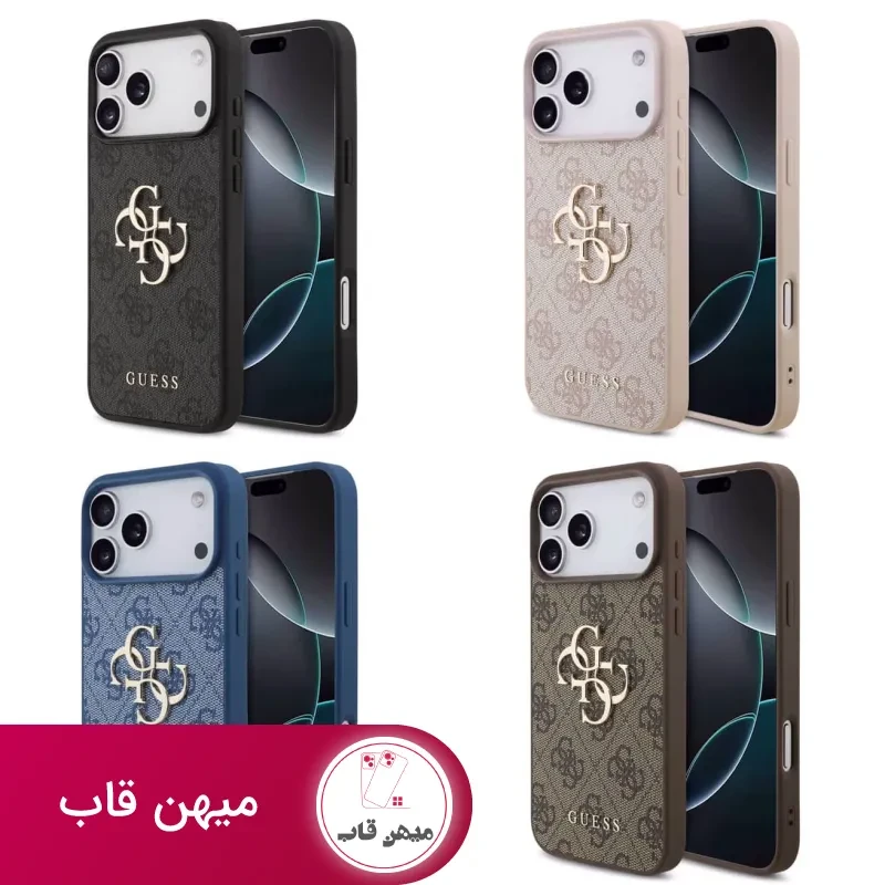 قاب Guess گس طرح دار دو لوگو بزرگ