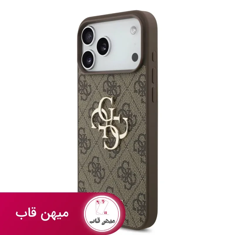 قاب Guess گس طرح دار دو لوگو بزرگ
