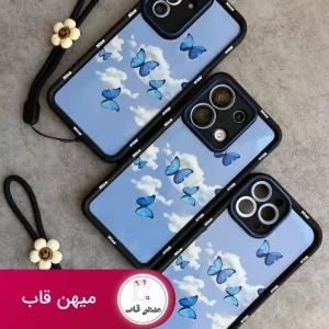 قاب سولید یووی پروانه در آسمان ابری با آویز