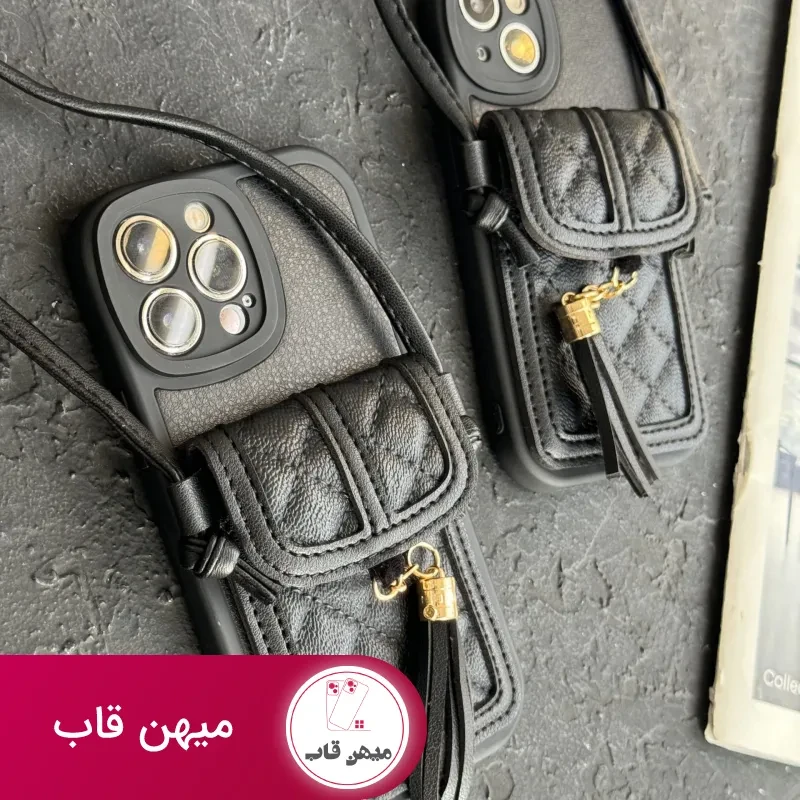 قاب موبایل آیفون سن لورن جاکارتی بندی بلند