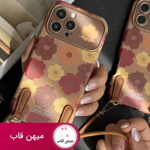 قاب موبایل آیفون قاب گل وینتیج فلاور بندی