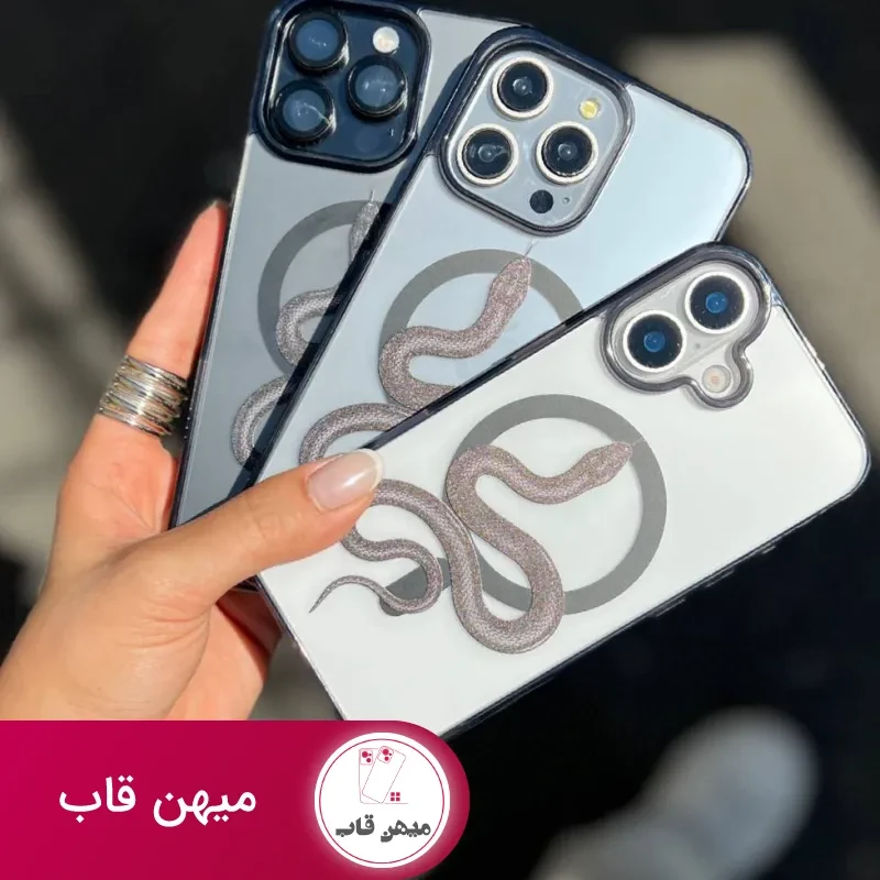 قاب گوشی Snake Black