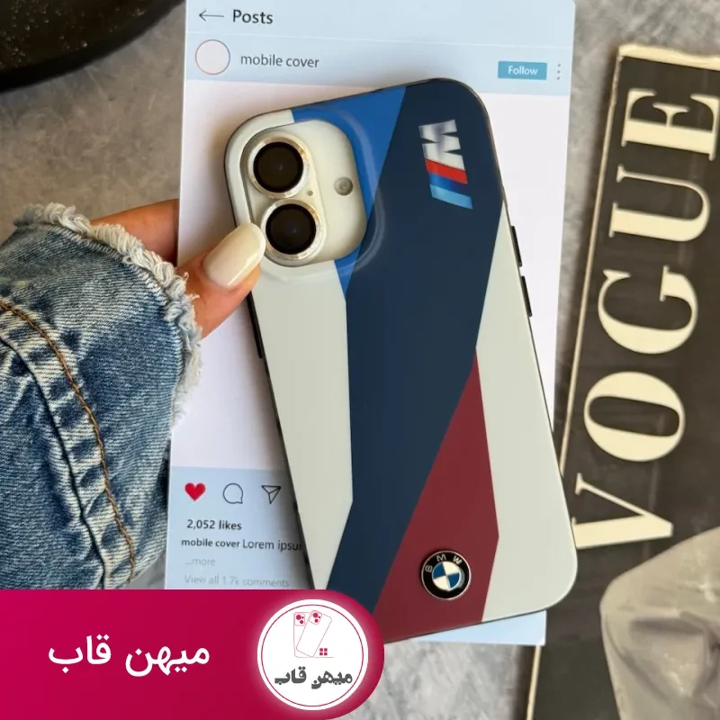 قاب BMW M Series با لوگو برجسته