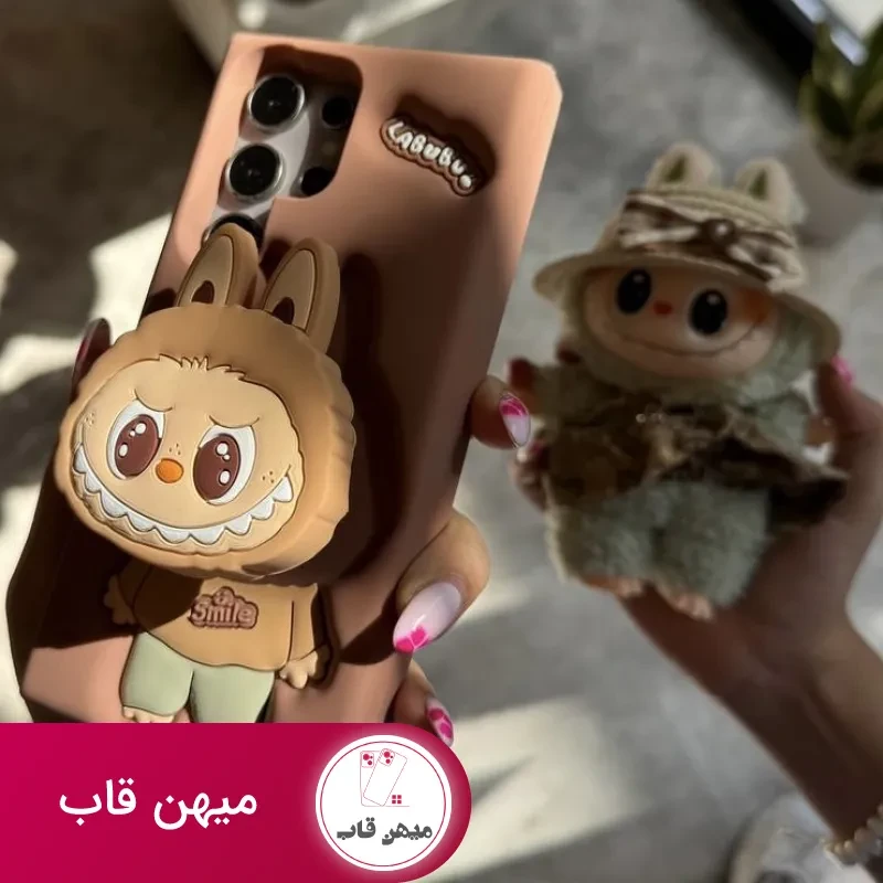 قاب گوشی labubu پاپ سوکتی
